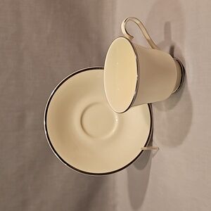 NEW Royal Doulton Carolyn H. 5090 Footed Cup & Saucer